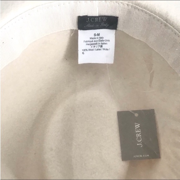 J. CREW Wool Western Hat with Grosgrain Trim New With Tag - Picture 4 of 8